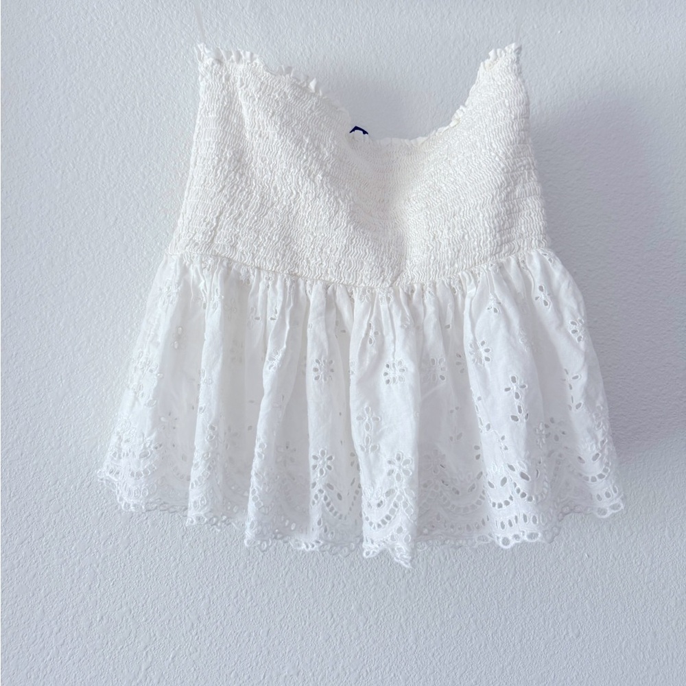 American Eagle strapless top. XL. Elasticized bodice and loose pretty bottom.